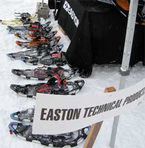 Easton Snowshoes on display